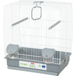 animallparadise Cage Carla 40, grey, 40 x 31x 44 cm, for birds Bird cages