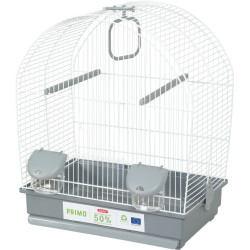 AP-ZO-104230 animallparadise Jaula para pájaros Chloe 40, gris, 41 x 25,5 x 48 cm, para pájaros Jaulas para pájaros