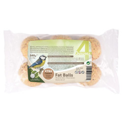 animallparadise 6 palline di grasso di noce da 90 gr ciascuna per uccelli AP-FL-110367 Palla di cibo per uccelli