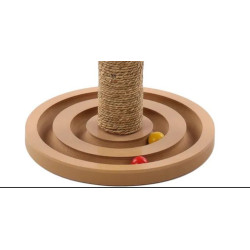 animallparadise Cat Tree Brigitte natural brown 30x30x45.5cm Scratchers and scratching posts