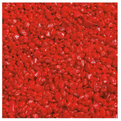 animallparadise Ghiaia rosso neon da 1 kg per acquari. AP-FL-400434 Terreni, substrati