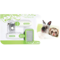animallparadise Detangling set for rabbits, ferrets and hamsters Care and hygiene