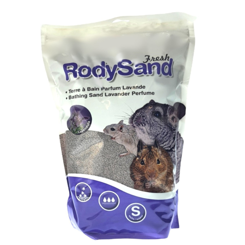 animallparadise Lavender bath soil for chinchilla 1.7 kg Litter and shavings for rodents