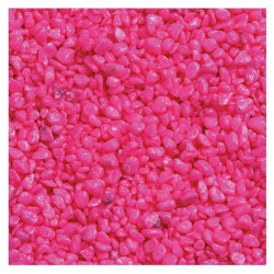 Cascalho rosa néon, 1 kg, para aquário AP-FL-400430 Solos, substratos