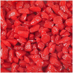 animallparadise Ghiaia rossa neon lucida da 1 kg per acquario AP-FL-410086 Terreni, substrati