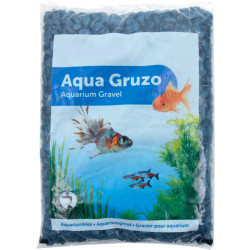 Neon donkerblauw glanzend grind 1 kg aquarium animallparadise AP-FL-410085 Bodems, substraten