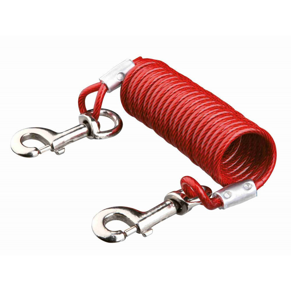 AP-TR-22945 animallparadise cadena de amarre de 5M con cable en espiral Cordón y pértiga