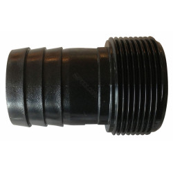 Jardiboutique 39 mm black hose barb 1 inch 1/2 Spare Parts Service