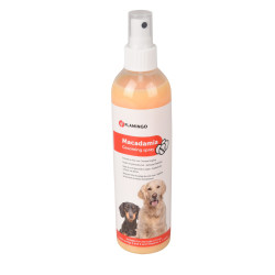 animallparadise Spray soin du pelage 300 ml Macadamia et serviette microfibre pour chien Shampoing