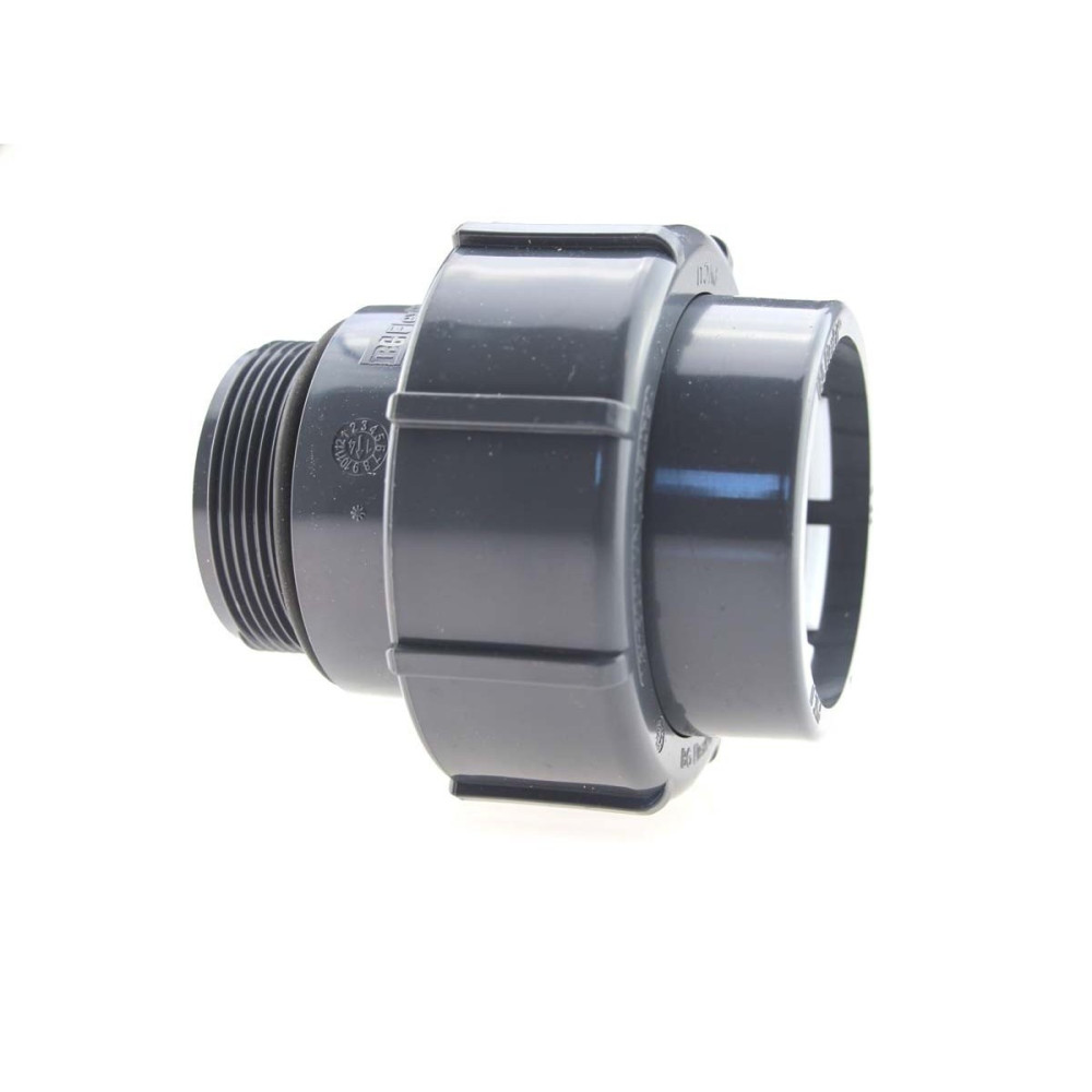 jardiboutique Quick coupling, Male threaded 1 inch 1/2 Female for pipe ø 50 mm PVC PRESSURE FITTING
