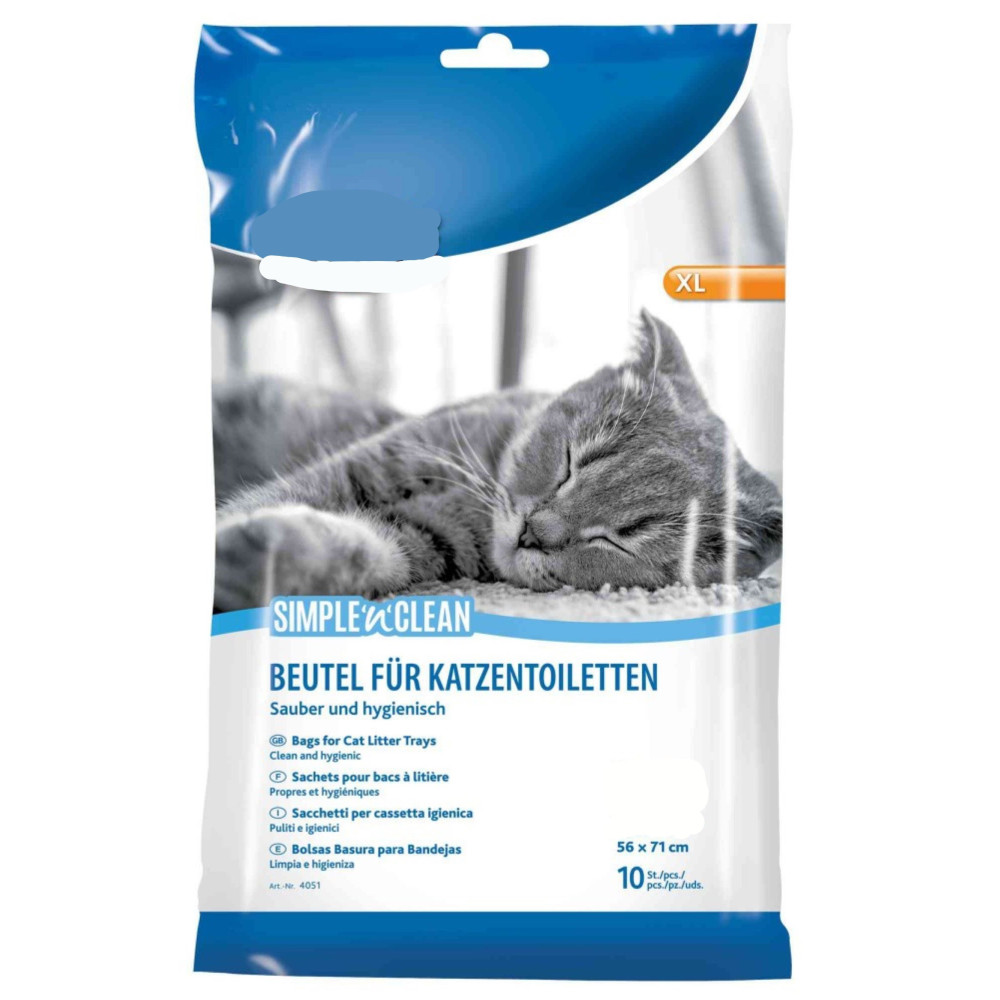 animallparadise XL-Toilettenbeutel Simple'n'Clean für Katzentoilette 56 × 71 cm AP-TR-4051 Streutüten