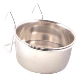 animallparadise 300 ml ø9 cm, stainless steel feeder with bird holder. Feeding troughs, drinking troughs
