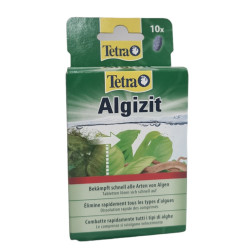 ZO-371070 Tetra Algizit 10 tabletas para acuarios Pruebas, tratamiento del agua