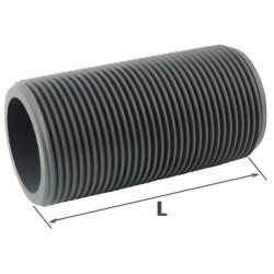 jardiboutique Threaded tube pvc 1 inch 1/2 PVC Wall Passage