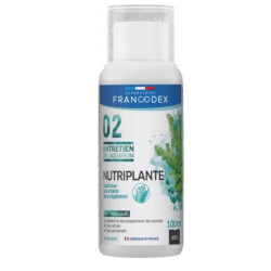 Francodex Apport nutritif liquide pour plante aquarium NUTRIPLANTE flacon de 100 ml Entretien, nettoyage aquarium