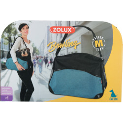zolux Sac transport 44 x 24 x H33 cm Bowling M bleu pour chien max 8 kg sacs de transport