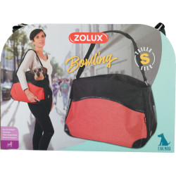 zolux Carrying bag 42 x 20 x H30 cm Bowling S red for dog max 5 kg carrying bags
