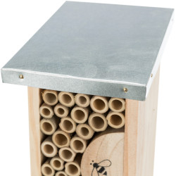 animallparadise Hôtel pour abeille, H30 X L9.5 X P14 cm. Hôtels à insectes
