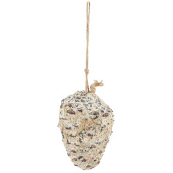 zolux Giant pine cone to hang 290 g for birds, Bird Food Ball