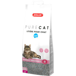 zolux Litière pure cat minérale absorbante parfumée 20 litres pour chats Litiere