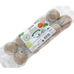 ZO-172019 zolux 10 bolas de grasa de ave de 90 g para todas las estaciones Bola de comida para pájaros