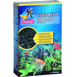 FL-400370 Flamingo Carbón filtrante 900 g o 2 litros para acuario Medios filtrantes, accesorios