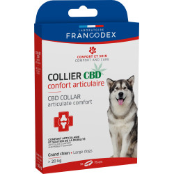 Francodex CBD collar for joint comfort for dogs over 20kg. Anti-Stress