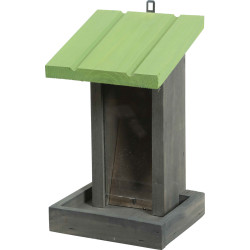 Vogelvoederhuisje, groen hout H 24 cm zolux ZO-170669 Zaad feeder