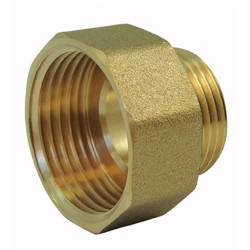 jardiboutique Brass F-M reducing nipple 1 inch -1/2 inch brass fitting