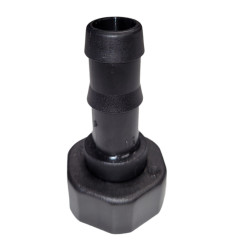 Jardiboutique Raccord Départ cannelé 16 mm - Ecrou tournant 3/4 pouce couleur noir raccord tuyau de jardin