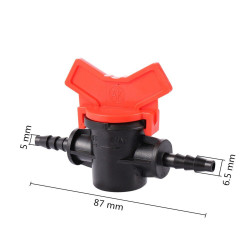 jardiboutique Mini fluted valve for 6.5 mm hose Drop by drop