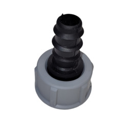 jardiboutique 16 mm grooved outlet fitting - 3/4 inch swivel nut garden hose connection