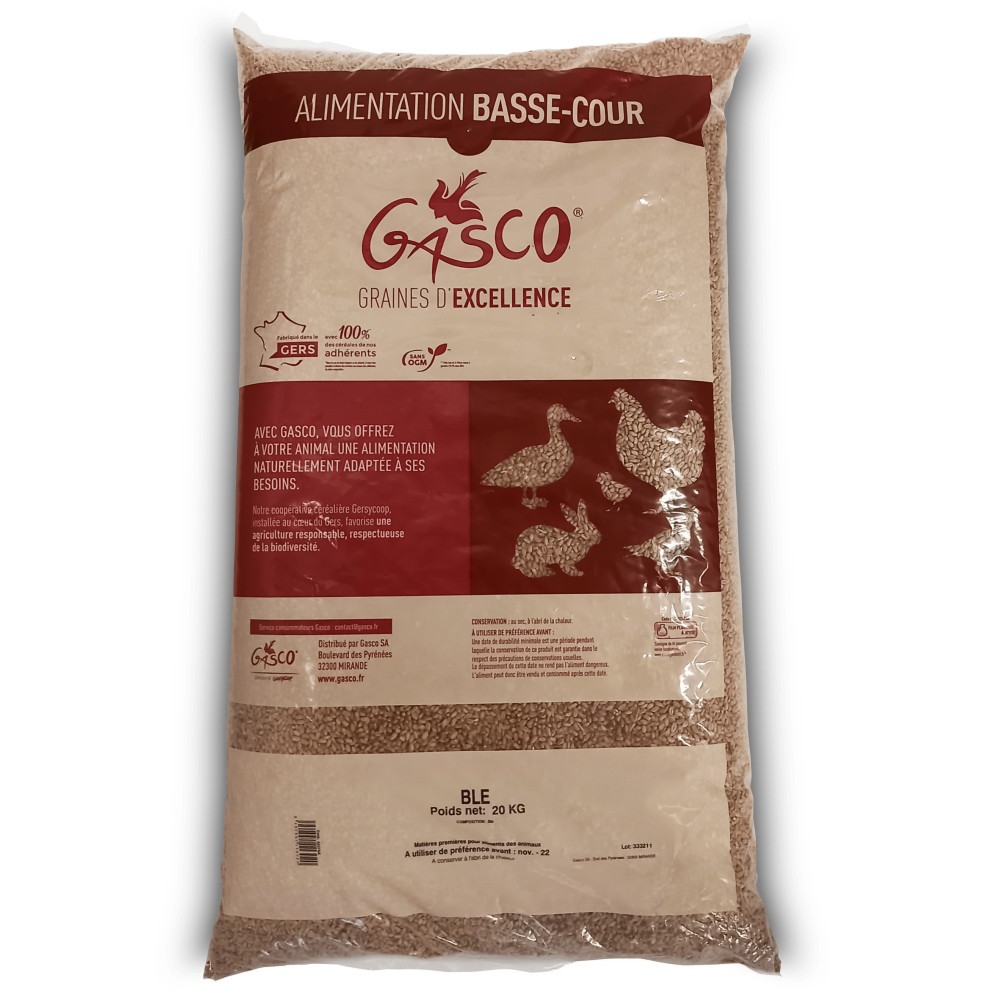Gasco Wheat 20 kg feed low yard Food