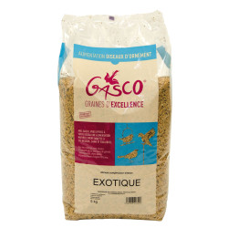Gasco Graines pour oiseaux exotiques 5 Kg Nourriture graine