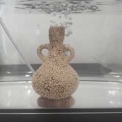 animallparadise bulleur bouteille de vin antique 11.5 cm pour aquarium pierre a air