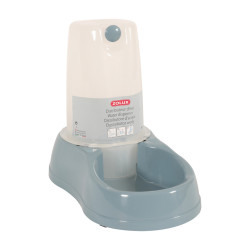 ZO-474304BAC Stefanplast Dispensador de agua de 1,5 litros, plástico azul, para perro o gato Dispensador de agua, alimentos