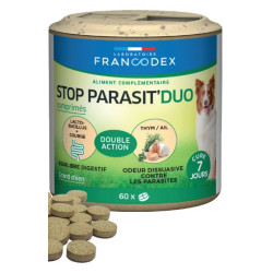 Vers O Net + naturalny środek przeciw pasożytom 60 tabletek dla dużych psów FR-170202 Francodex