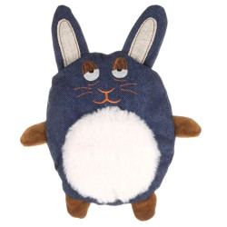Brinquedo de pelúcia azul Jeany Rabbit, 22 x 27 cm para gatos FL-561330 Jogos com catnip, Valeriana, Matatabi