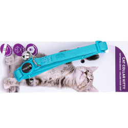 Vadigran Collier chat FLASHY turquoise. 20-30cm x 10mm. Collier