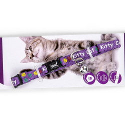 VA-16588 Vadigran Collar para gatos KITTY púrpura 16-25cm x 8mm Collar