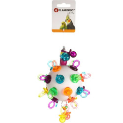 Flamingo Ball-Spielzeug Nippel ø 14 cm für Wellensittiche FL-110444 Spielzeug