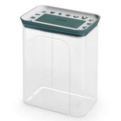 Caixa de tratamento hermética verde de 2,2 litros para cães e gatos ZO-474363VER Caixa de armazenamento de alimentos