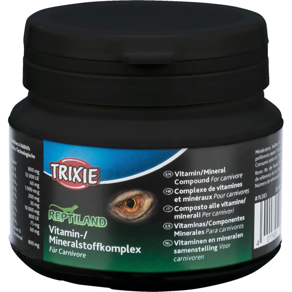 TR-76383 Trixie Complejo vitamínico y mineral para reptiles carnívoros 80g Alimentos