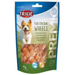 Trixie Chicken and fish mini roll treats 75 g for dogs Chicken