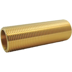 jardiboutique Threaded brass tube - Ø 1/2'' x Length : 100mm Screw-in brass fittings