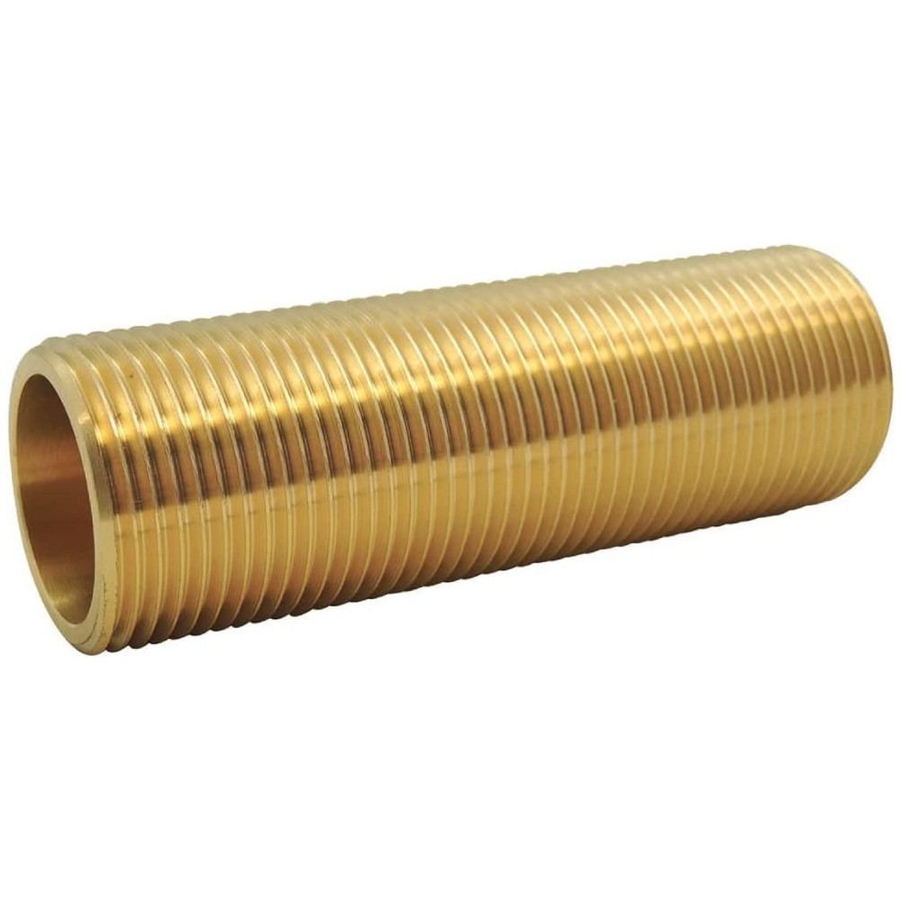 jardiboutique Threaded brass tube - Ø 1/2'' x Length : 100mm Screw-in brass fittings