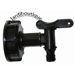 Interplast Connection S60x6 with tap and spigot for quick coupling IBC tank and accessories