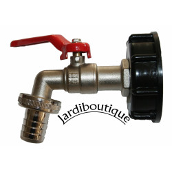 Interplast Brass tap with fitting (S60X6) for IBC tank IBC tank and accessories