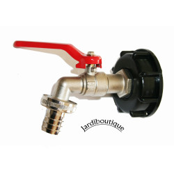 Interplast Brass tap with fitting (S60X6) for IBC tank IBC tank and accessories