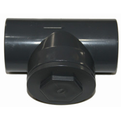 IN-SCAR050 Interplast Descarga de la válvula de aleta de Pvc de ø50 solapa de PVC